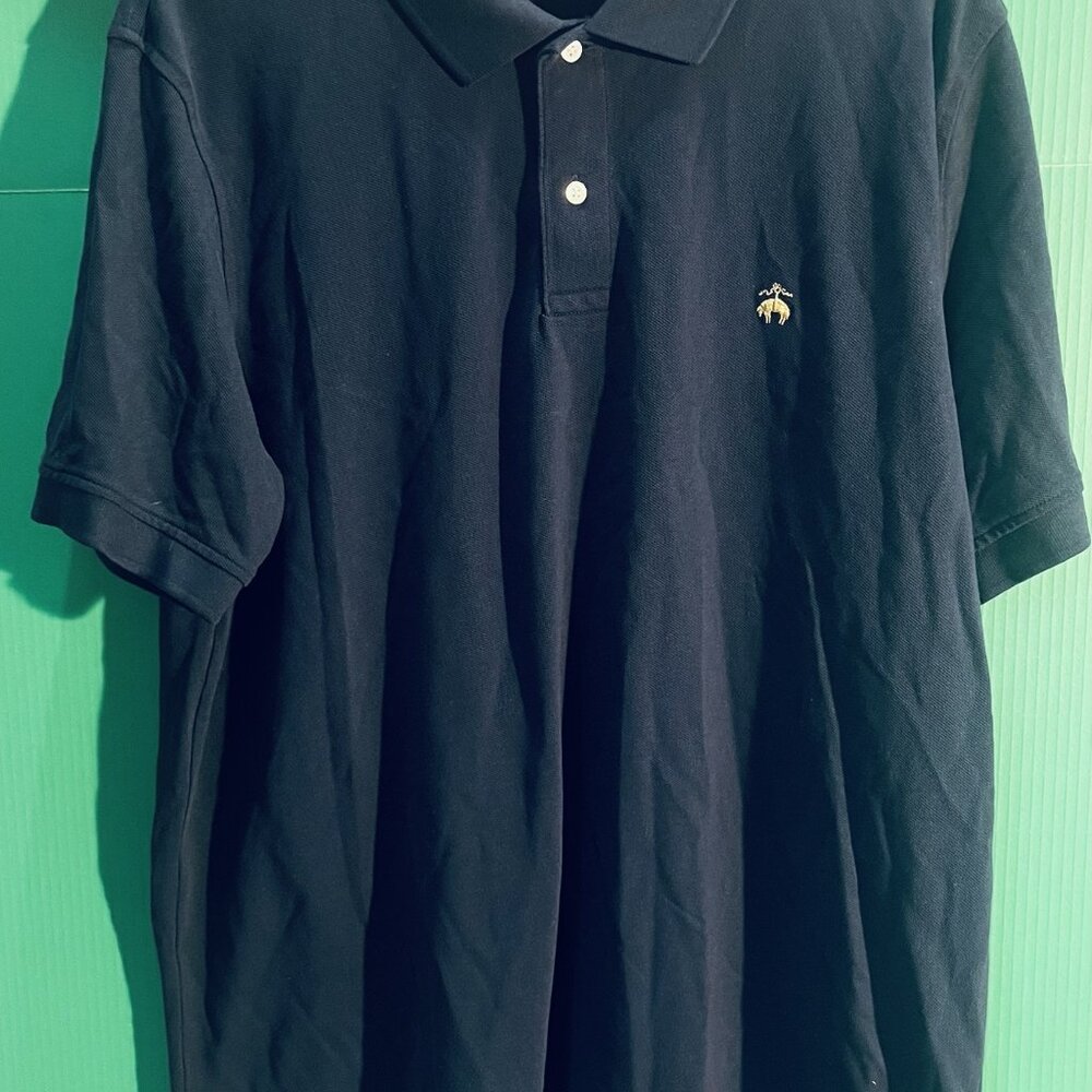 Brooks Brothers 1818 Performance Polo Men’s XXL Navy Blue – Original Fit, 100% C